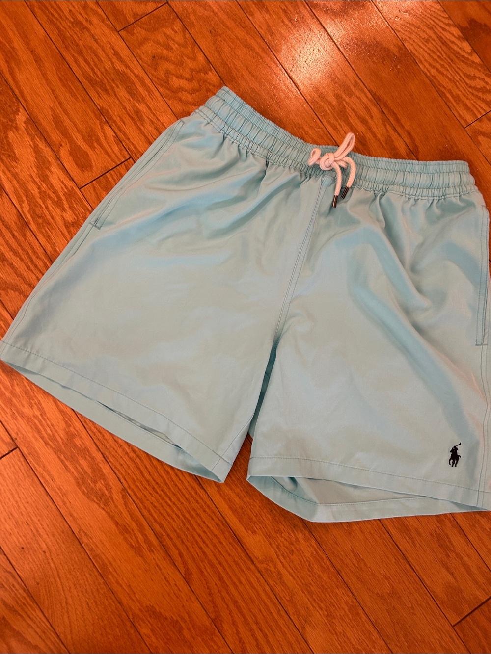Polo by Ralph Lauren Light Aqua Swim Trunks
